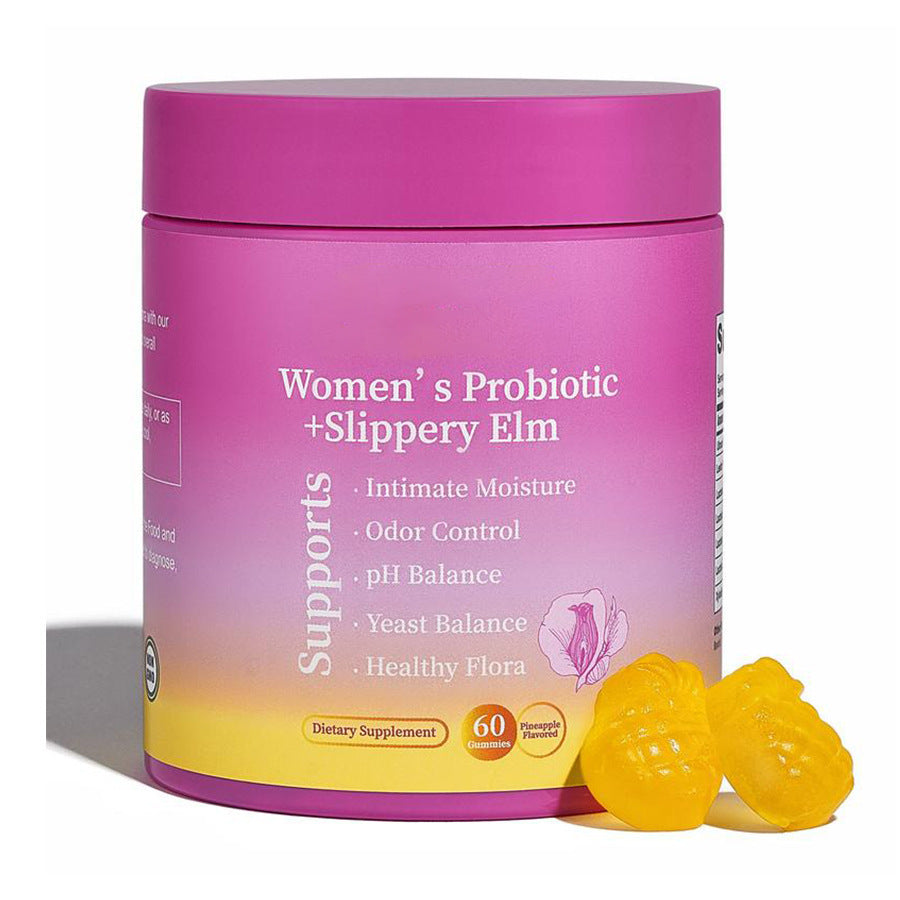 AuraSkin Women’s Probiotic Pineapple Gummies Digestive & Wellness Support