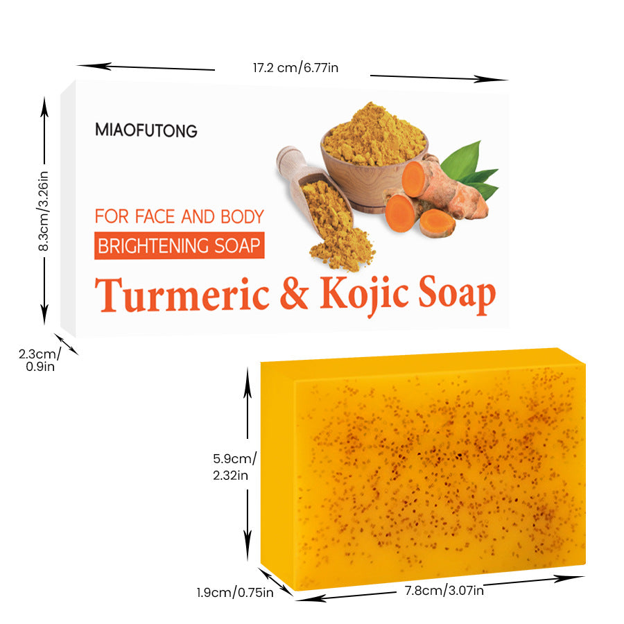 AuraSkin Turmeric Soap Skincare Set Brightening & Nourishing Care