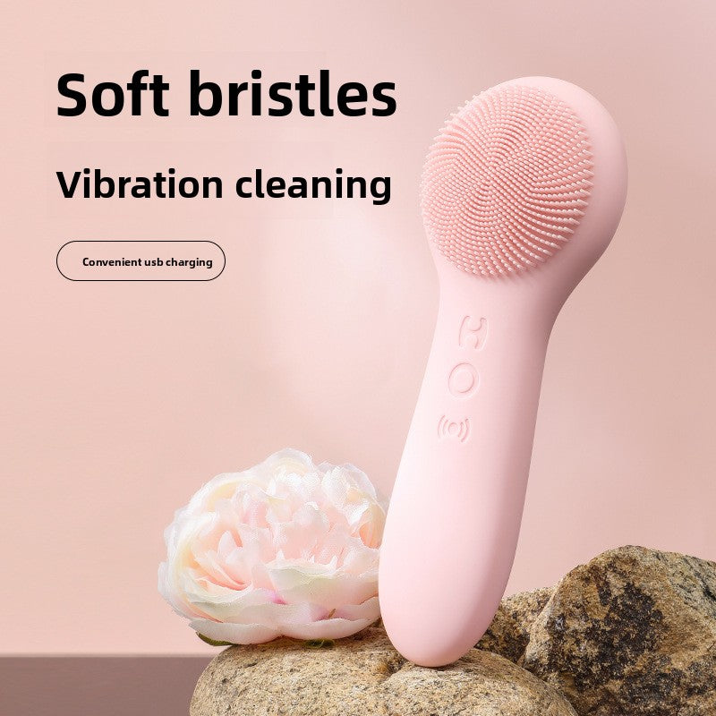 Ultrasonic Silicone Facial Cleansing Device
